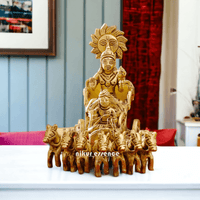 Brass Sun God (Surya Dev) Idols