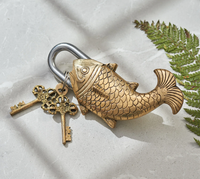 Brass Locks with Keys