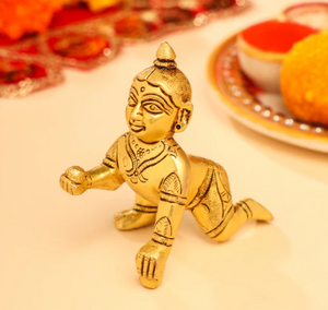 Brass Laddu Gopal Idols