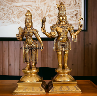 Brass Shiva Parvati idols