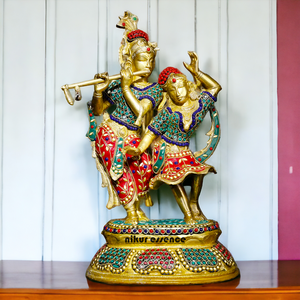Brass Radha Krishna Idols