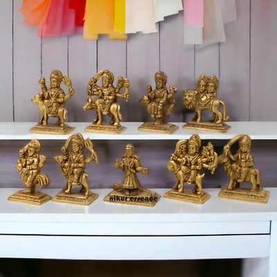 Brass Navdurga Idols