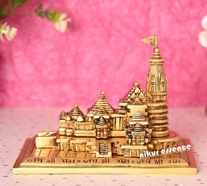 Buy Brass Ram Mandir Ayodhya - A Symbol of Hope, Inspiration, and Spiritual Upliftment nikuressence