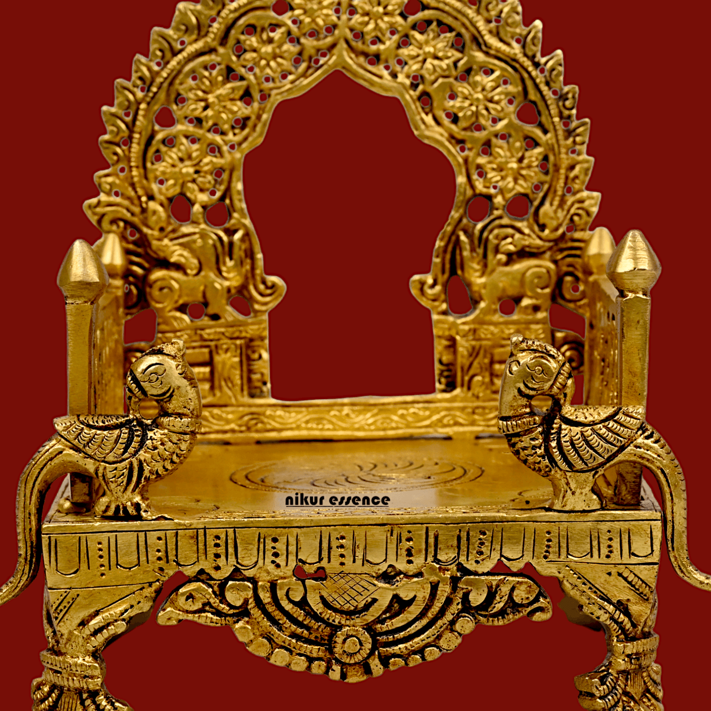 Buy Brass Bhagwan chowki by Nikur Essence - 8 Inch Nikuressence