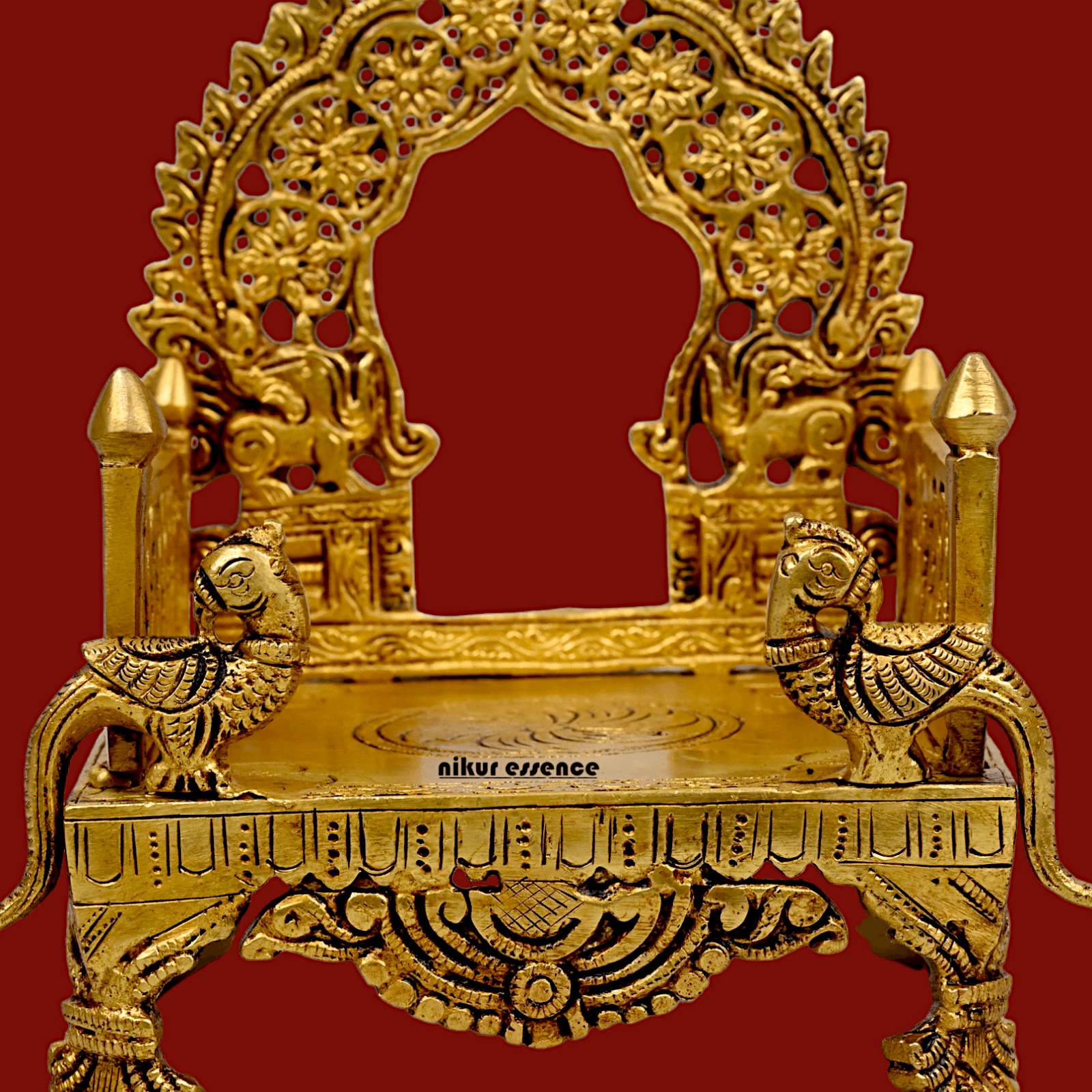 Buy Brass Bhagwan chowki by Nikur Essence - 8 Inch Nikuressence