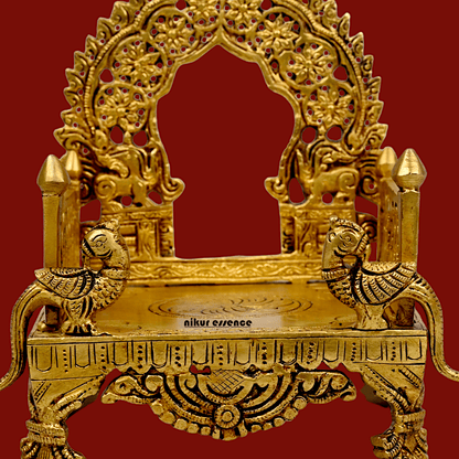 Buy Brass Bhagwan chowki by Nikur Essence - 8 Inch Nikuressence