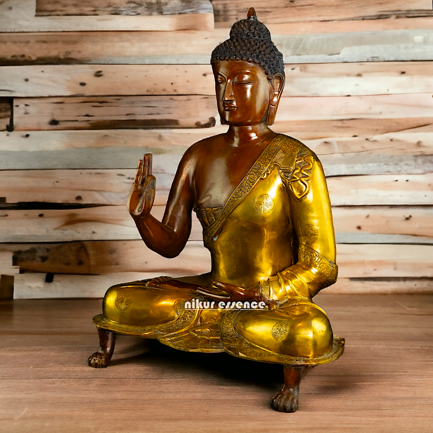 Large Buy Brass Buddha Blessing God Statue - 25 inch Nikuressence