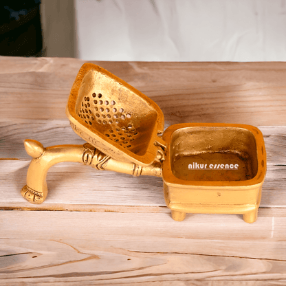 Brass Dhoop Dani with Handle Nikuressence