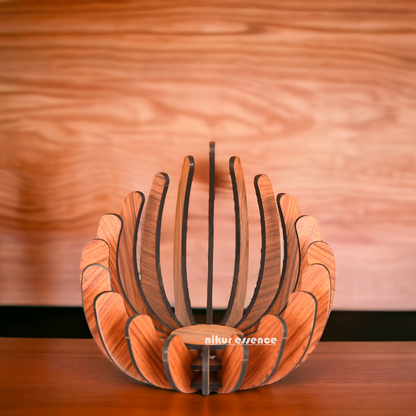 Superfine Brass Diya with Stand - 2.8 Inch Nikuressence