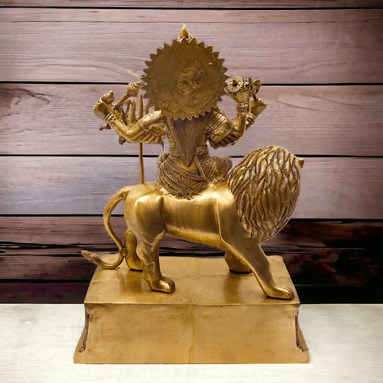 Brass Bengali Durga Maa Idol for Temples- nikur essence Nikuressence