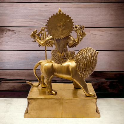 Brass Bengali Durga Maa Idol for Temples- nikur essence Nikuressence