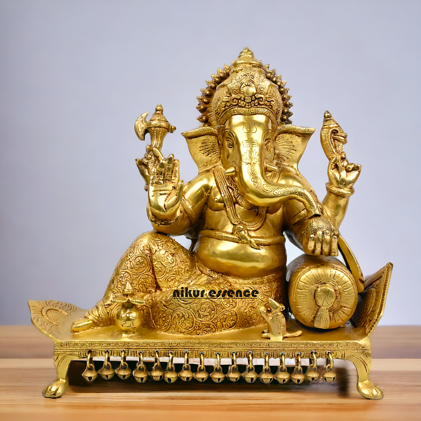 Buy online Brass Ganesha Statue in Vishram-nikuressence Nikuressence