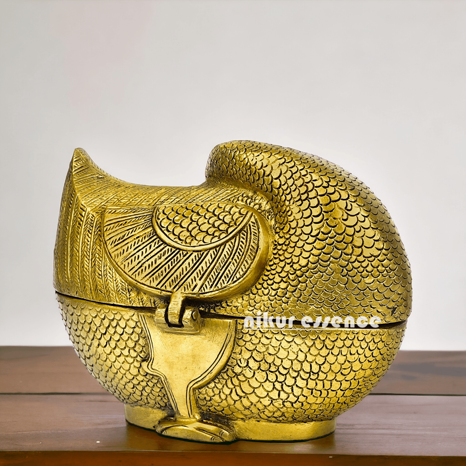 Brass Duck Shaped Jewellery Box For Decorative Storage Nikuressence