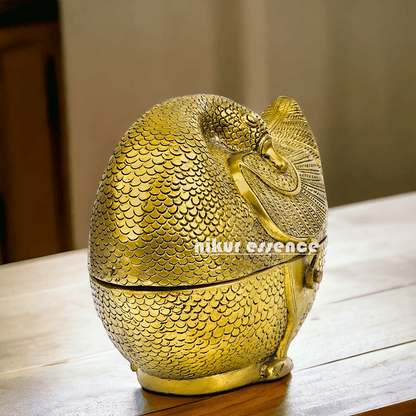 Brass Duck Shaped Jewellery Box For Decorative Storage Nikuressence