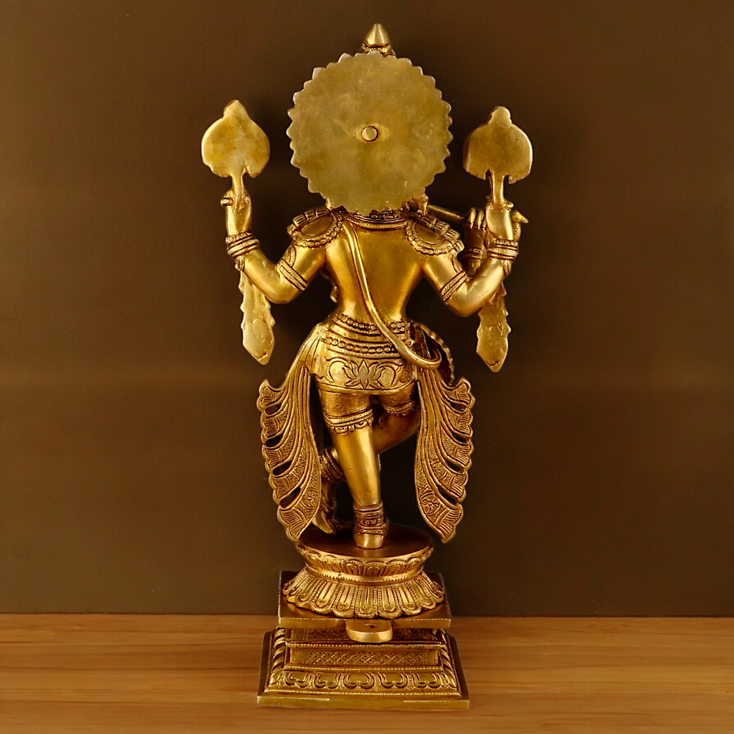 Buy Solid Brass Krishna Standing Large Statue - 20 Inches | Divine Home Decor & Spiritual Idol Nikuressence
