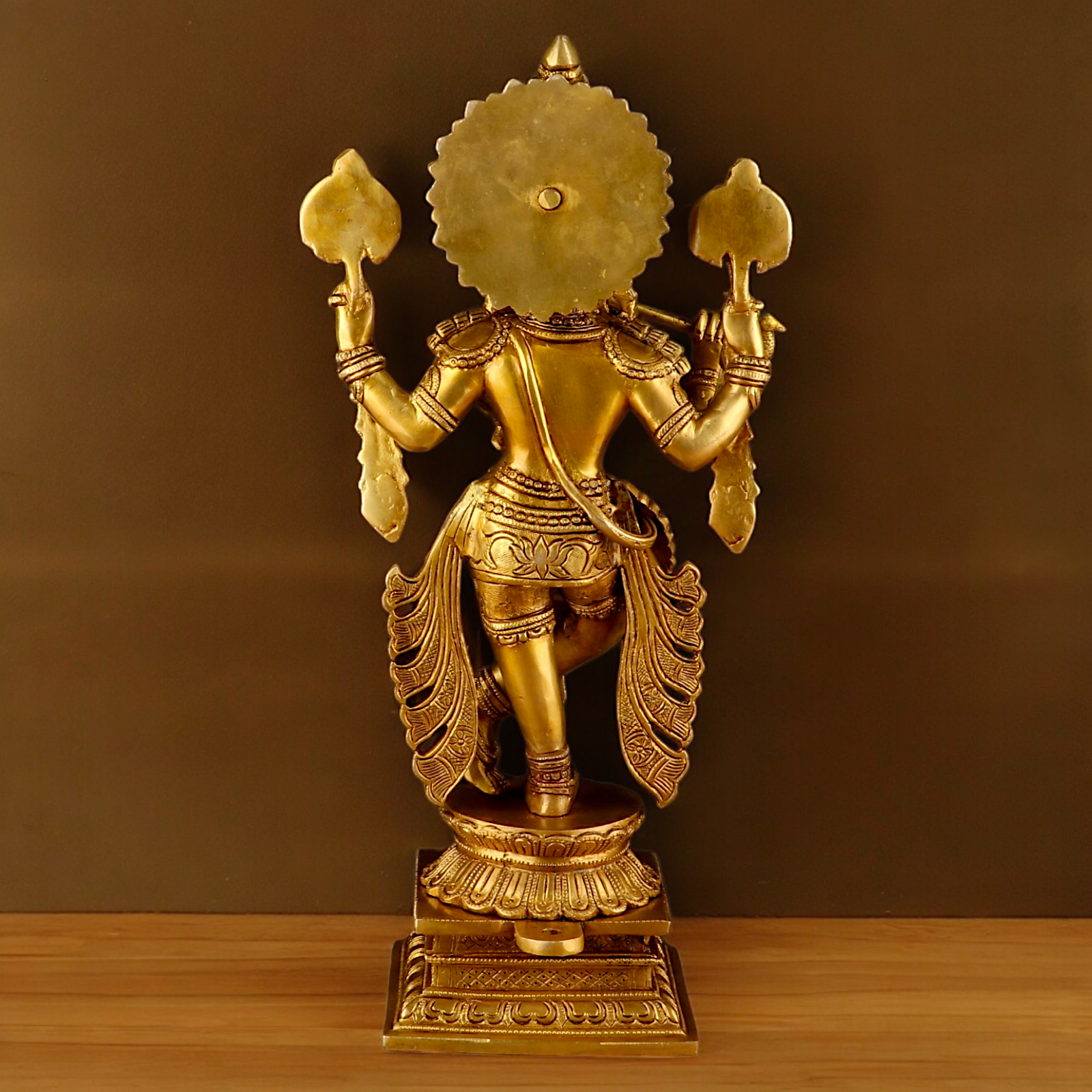 Buy Solid Brass Krishna Standing Large Statue - 20 Inches | Divine Home Decor & Spiritual Idol Nikuressence