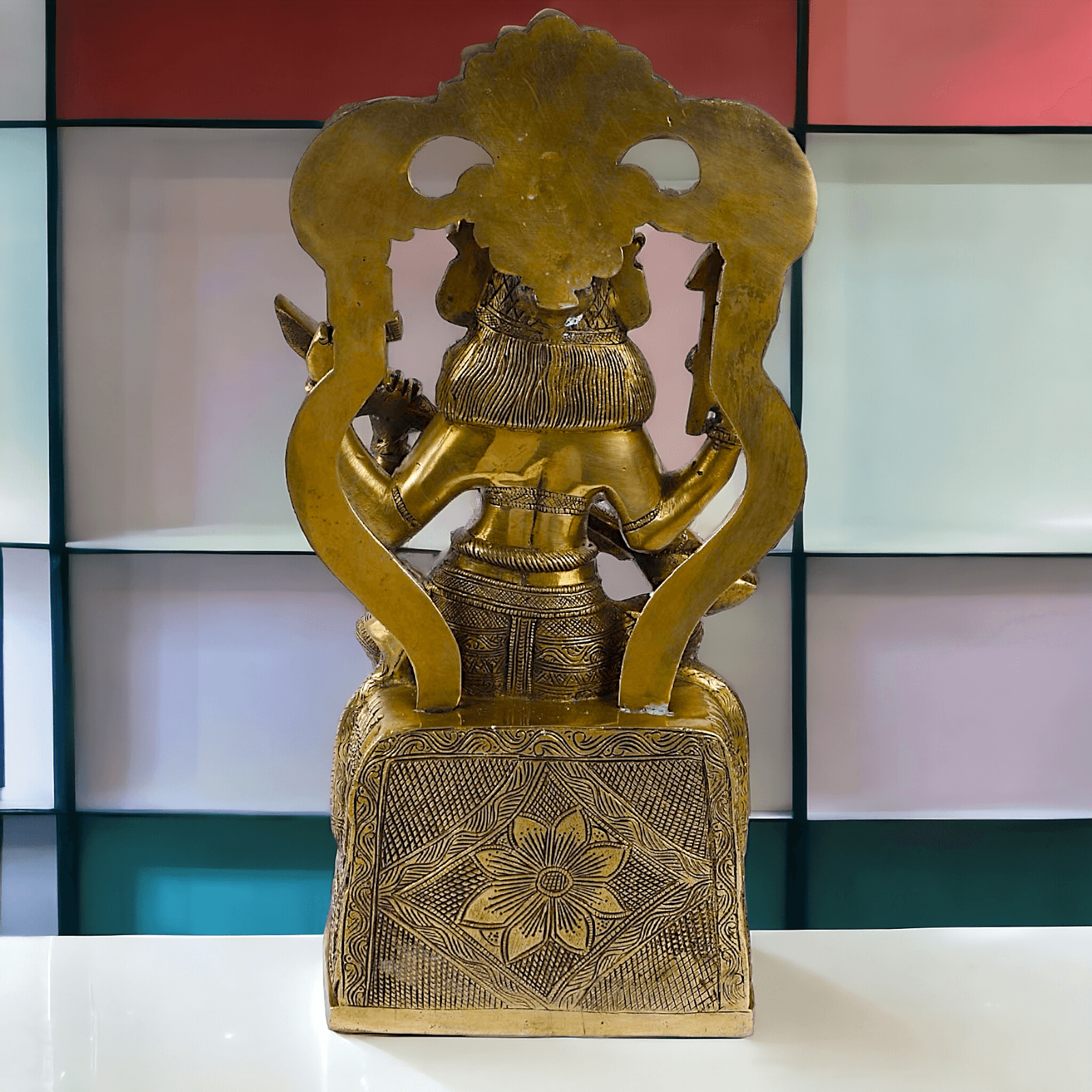 Brass Maa Saraswati Idol buy online ,Handcrafted Hindu Goddess Saraswati Statue for Home Decor Nikuressence