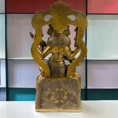 Brass Maa Saraswati Idol buy online ,Handcrafted Hindu Goddess Saraswati Statue for Home Decor Nikuressence