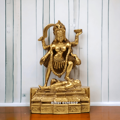 Online Pure Brass Maha Kali by Nikur Essence - 7.5 Inch Nikuressence