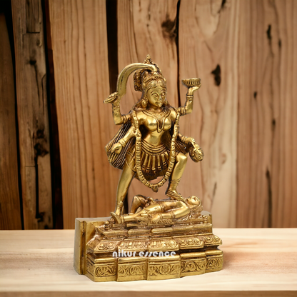 Online Pure Brass Maha Kali by Nikur Essence - 7.5 Inch Nikuressence