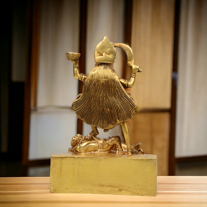 Online Pure Brass Maha Kali by Nikur Essence - 7.5 Inch Nikuressence