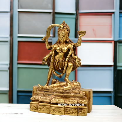 Online Pure Brass Maha Kali by Nikur Essence - 7.5 Inch Nikuressence