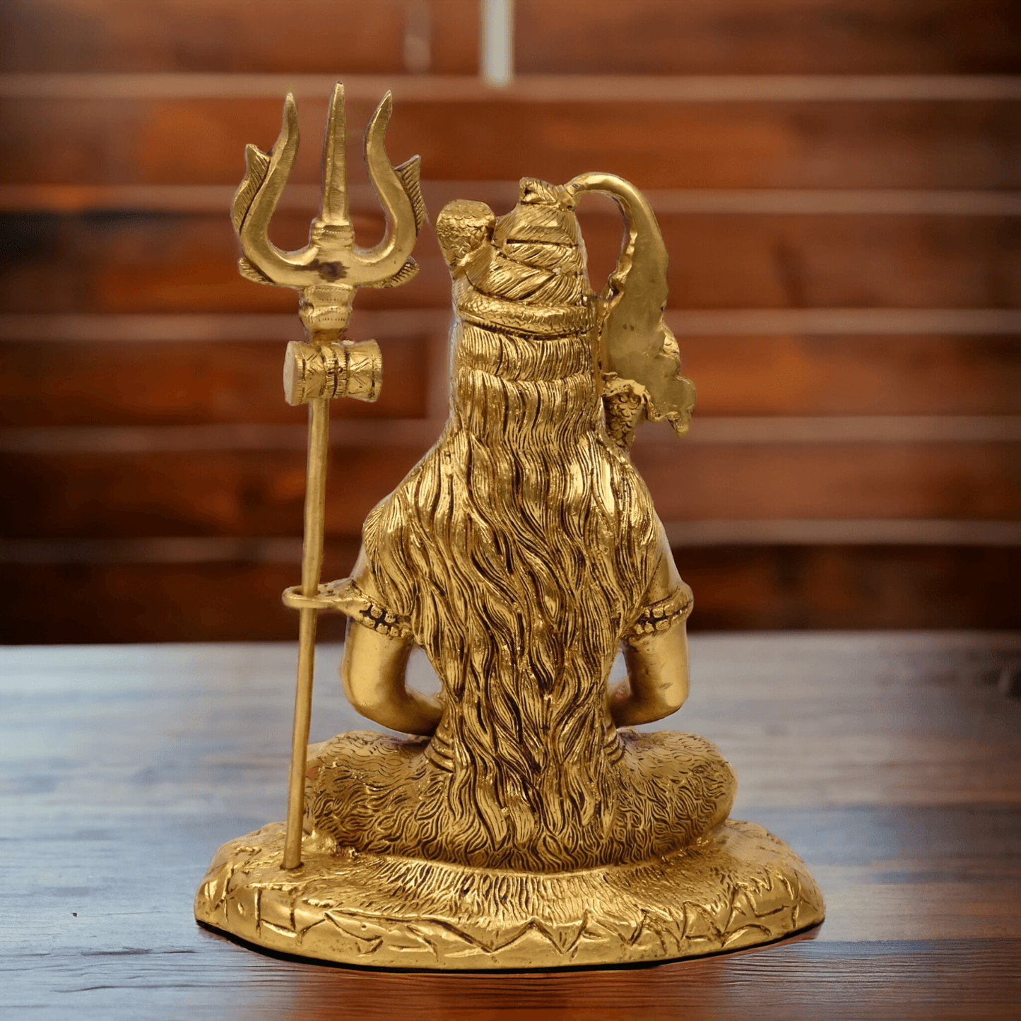 Online Solid Brass Maha Shiva Idol by Nikur Essence - 26.5 cm Nikuressence