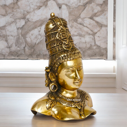 Online Solid Brass Devi Mata uma Parvati Gauri statue by Nikur Essence - 12 Inch Nikuressence