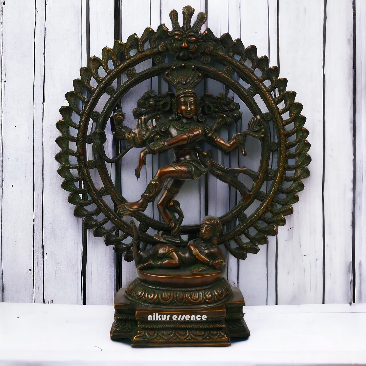 Buy Brass Nataraja statue by Nikur Essence - 18.5 Inch Nikuressence