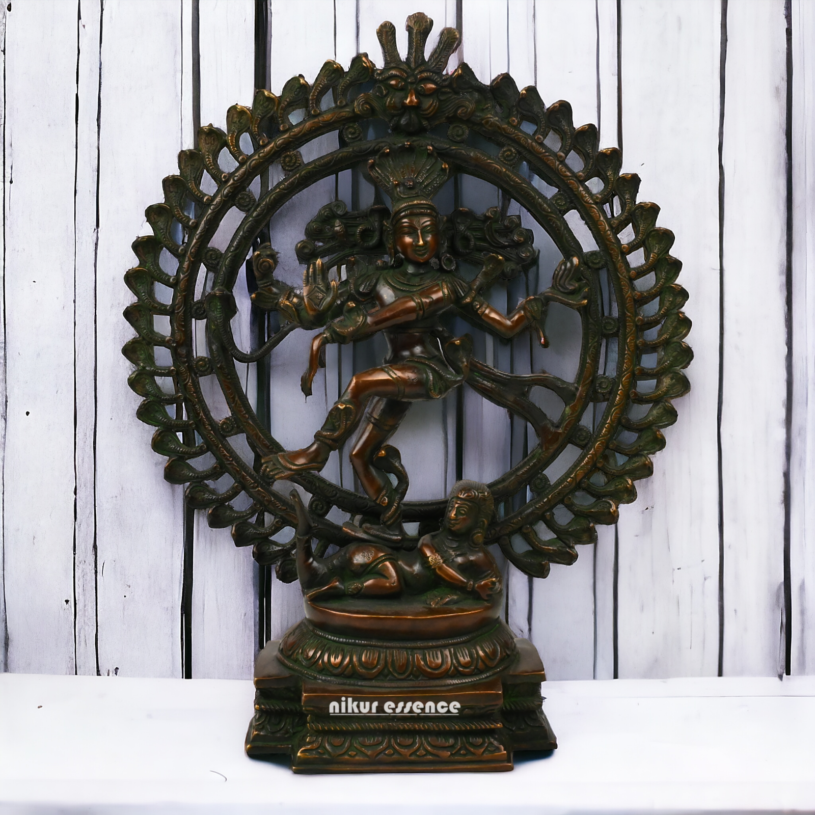 Buy Brass Nataraja statue by Nikur Essence - 18.5 Inch Nikuressence