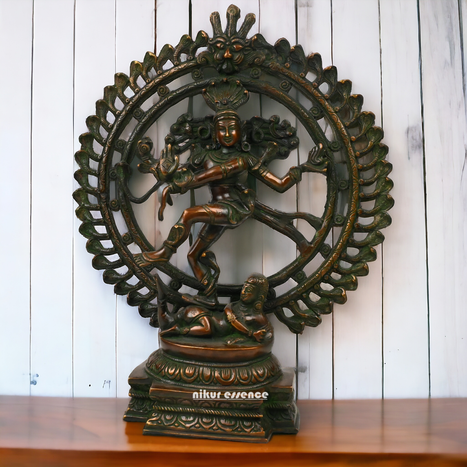 Buy Brass Nataraja statue by Nikur Essence - 18.5 Inch Nikuressence