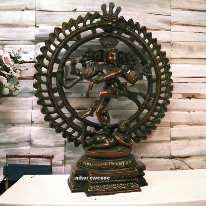 Buy Brass Nataraja statue by Nikur Essence - 18.5 Inch Nikuressence