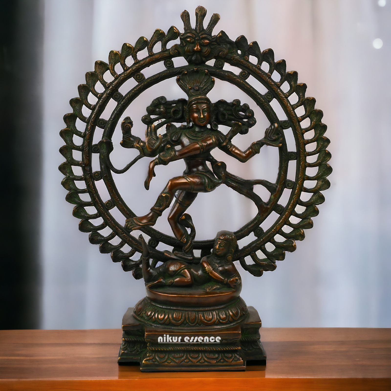 Buy Brass Nataraja statue by Nikur Essence - 18.5 Inch Nikuressence