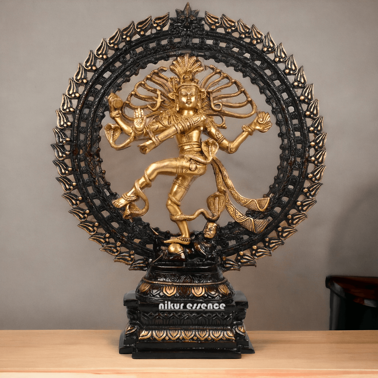 Online Natraja in Brass 71 cm - by Nikur Essence Nikuressence