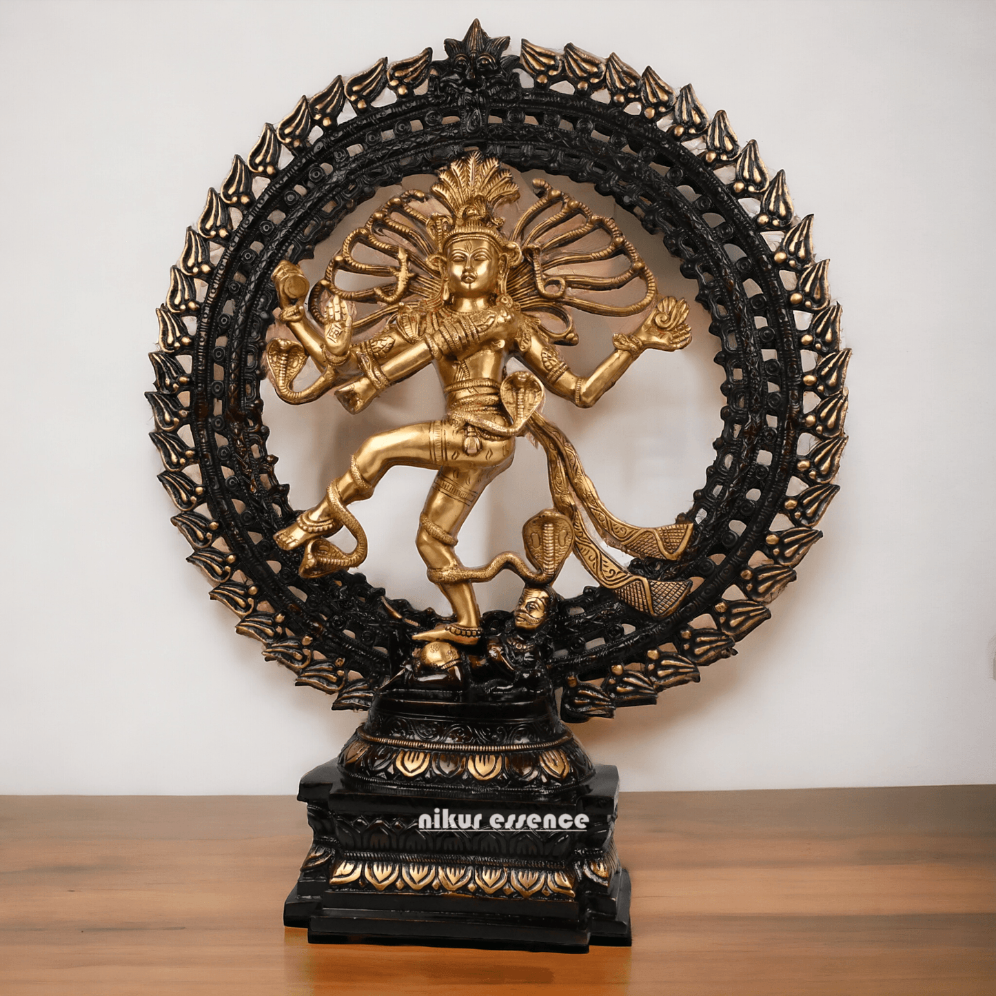 Online Natraja in Brass 71 cm - by Nikur Essence Nikuressence