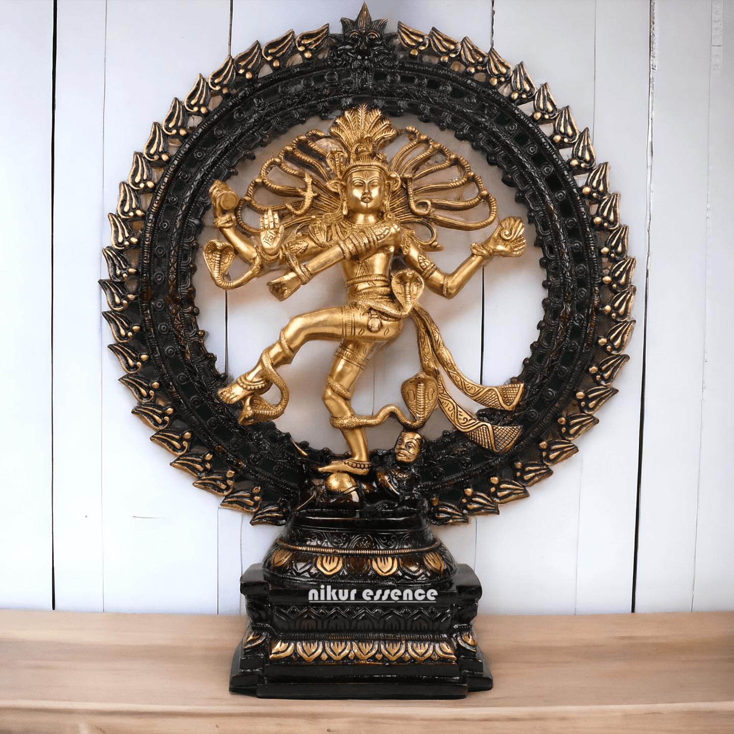 Online Natraja in Brass 71 cm - by Nikur Essence Nikuressence