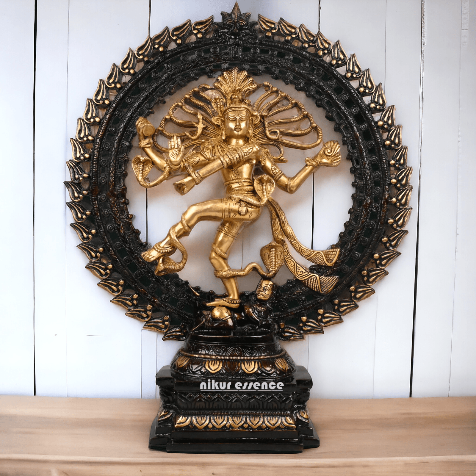 Online Natraja in Brass 71 cm - by Nikur Essence Nikuressence