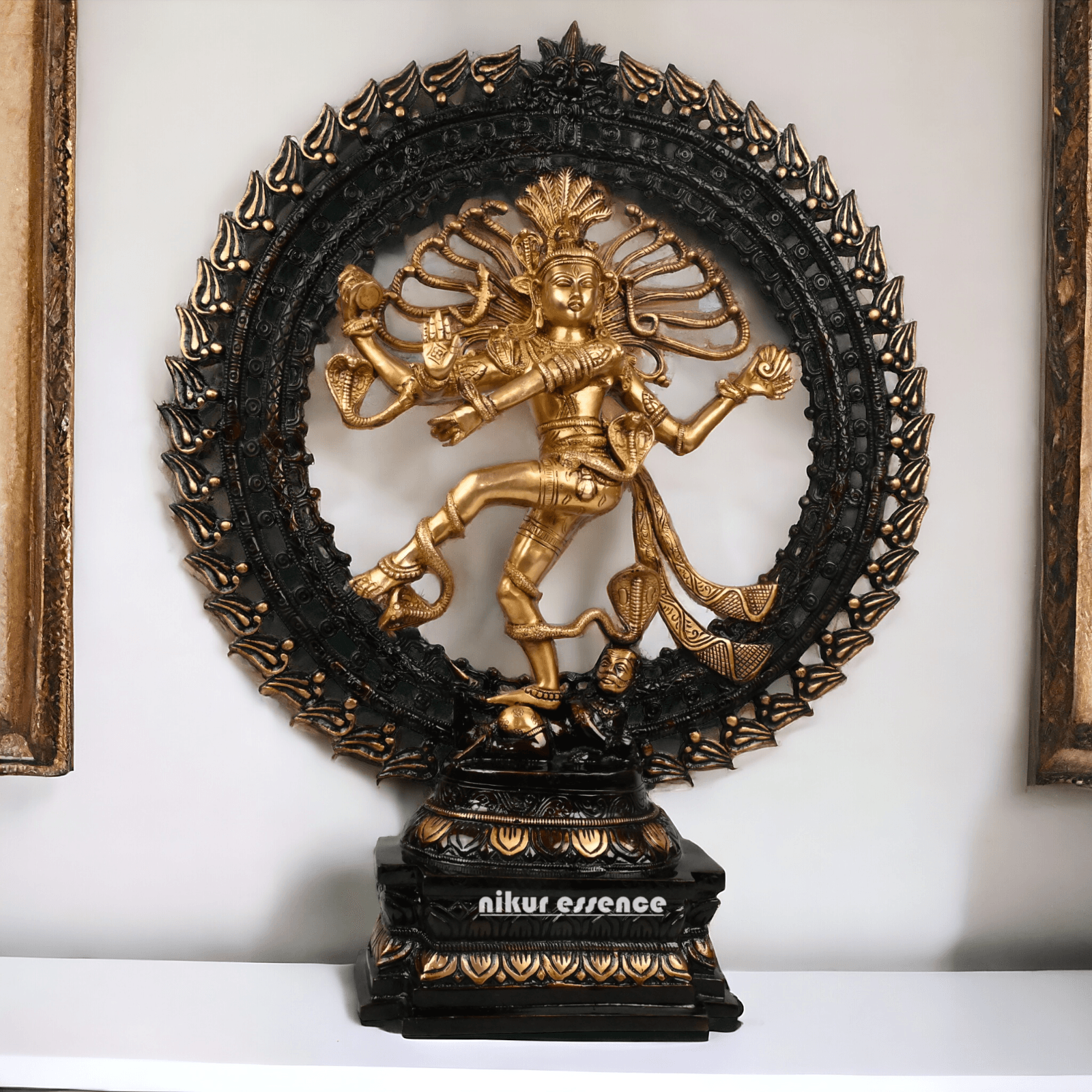 Online Natraja in Brass 71 cm - by Nikur Essence Nikuressence