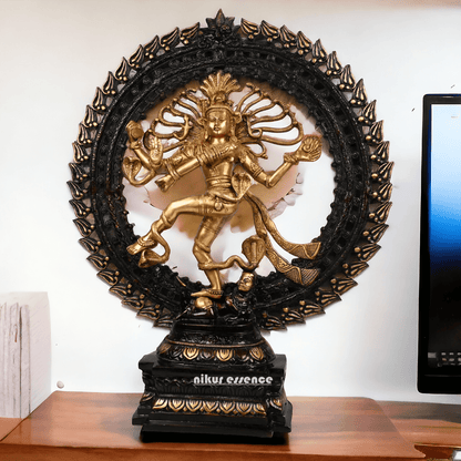 Online Natraja in Brass 71 cm - by Nikur Essence Nikuressence