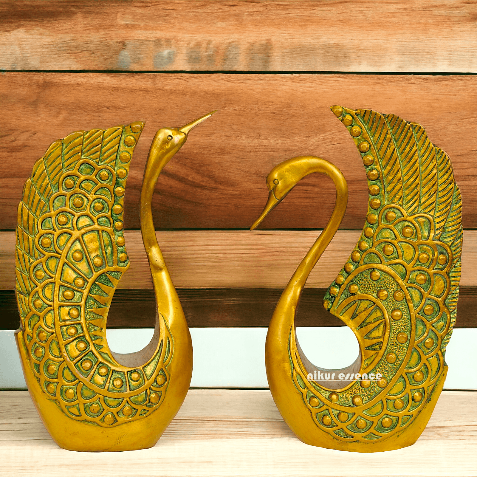Brass home decor Pair of Ducks Nikuressence