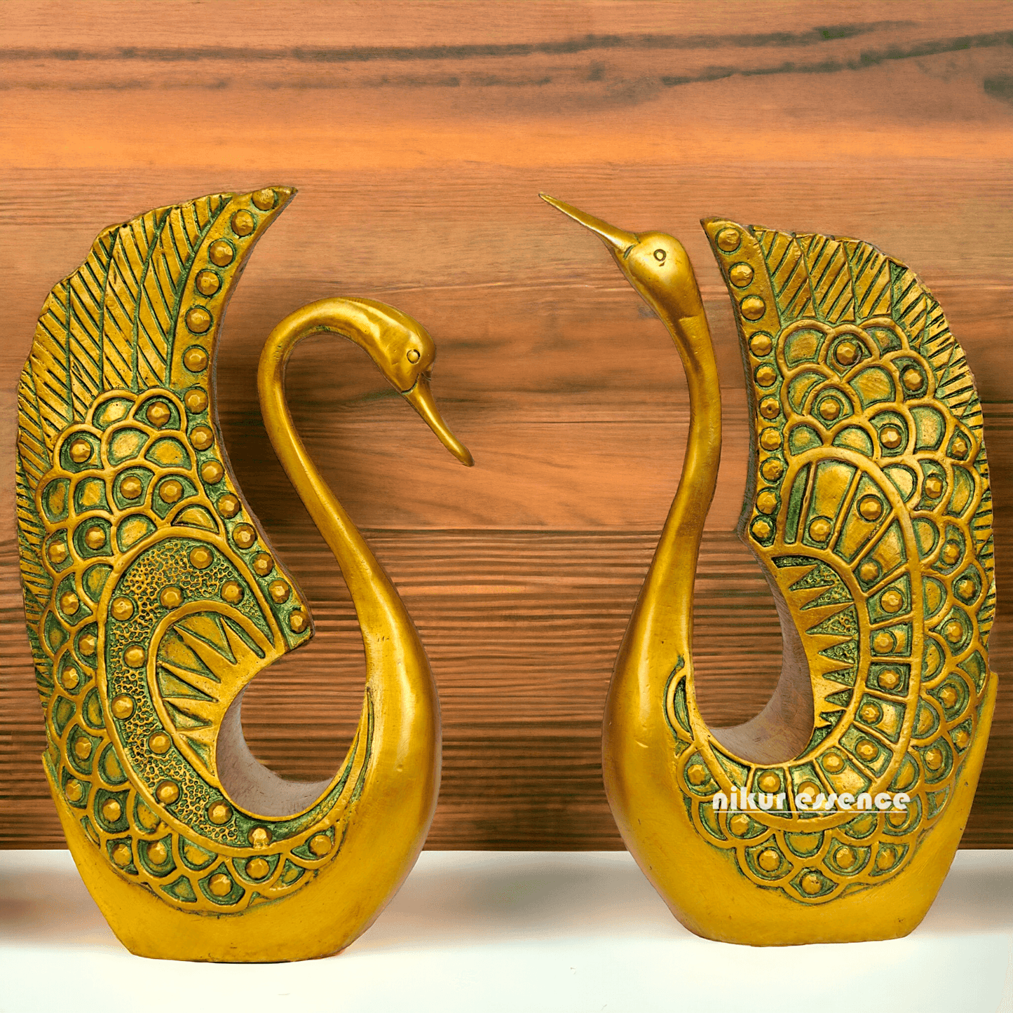 Brass home decor Pair of Ducks Nikuressence