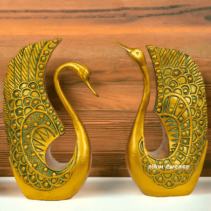 Brass home decor Pair of Ducks Nikuressence