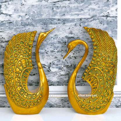 Brass home decor Pair of Ducks Nikuressence