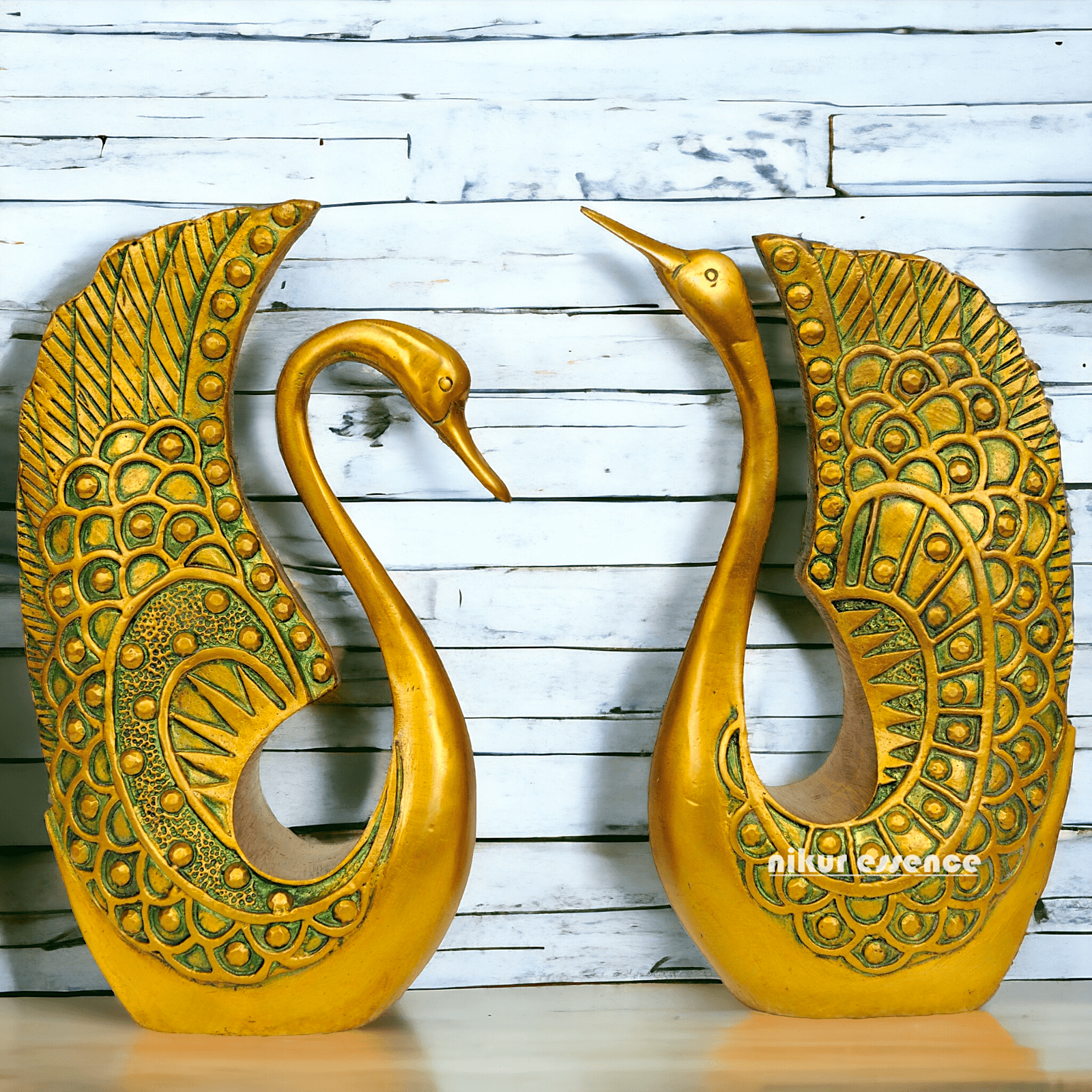Brass home decor Pair of Ducks Nikuressence