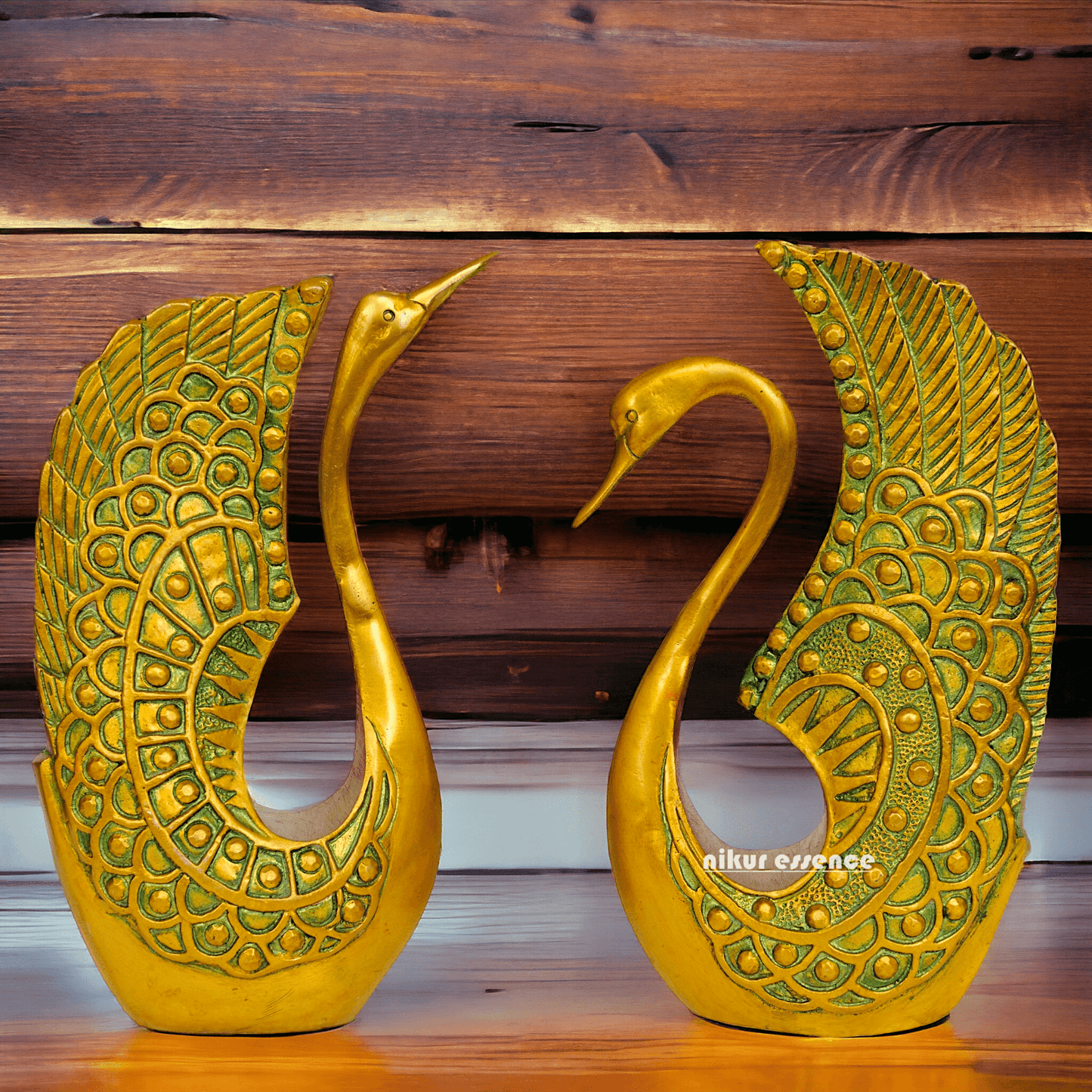 Brass home decor Pair of Ducks Nikuressence