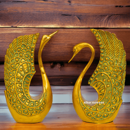 Brass home decor Pair of Ducks Nikuressence