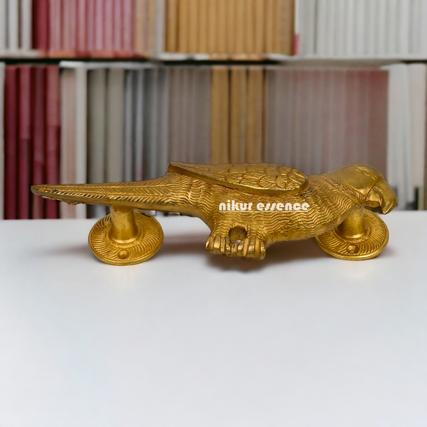 Solid Brass Parrot Door classic Handle - 23 cm Nikuressence