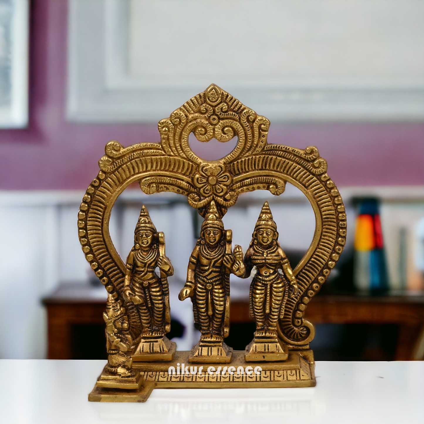 Pure Brass Buy Ram Darbar - 18 cm Nikuressence