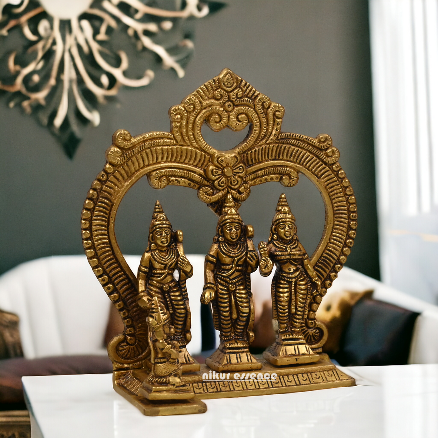 Pure Brass Buy Ram Darbar - 18 cm Nikuressence