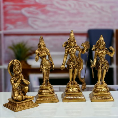 Buy Brass Ram Darbar Idol by Nikur Essence - 8 inches Nikuressence